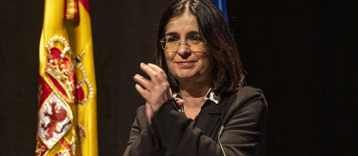 La ministra de Sanidad, Carolina Darias, participa en la gala de los Invisibles de la COVID-19, este jueves en Palma de Mallorca, en la que ha animado a toda la sociedad a "mirar con orgullo" la lucha común contra la pandemia, que es un "éxito colectivo" del que son protagonistas miles de profesionales sanitarios y de otros sectores