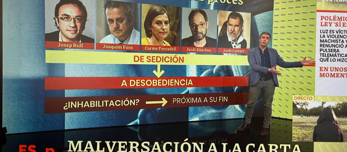 Imagen del momento de la confusión de Espejo público