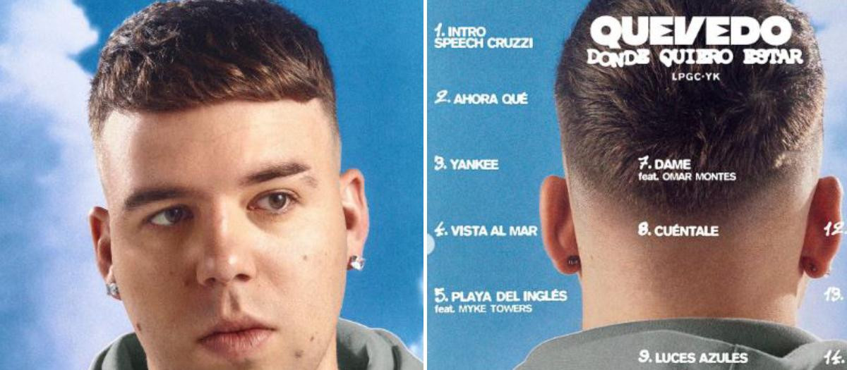 Portada y contraportada del disco de Quevedo