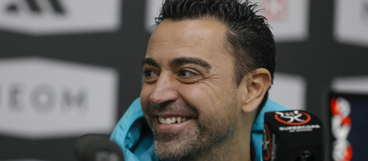 Xavi Hernández disputa este domingo con su Barcelona la final de la Supercopa