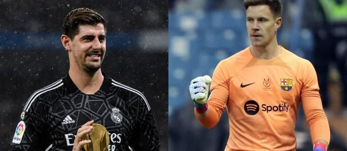 Courtois y Ter Stegen son las dos grandes figuras de Real Madrid y Barcelona