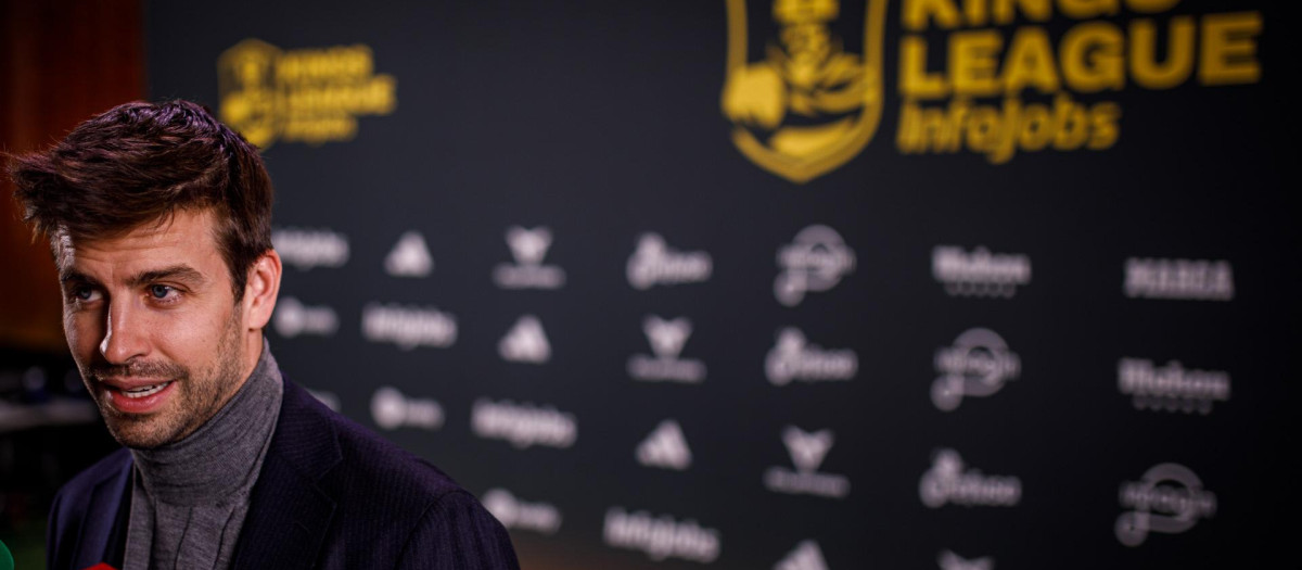 Gerard Piqué, en la presentación de su Kings League
