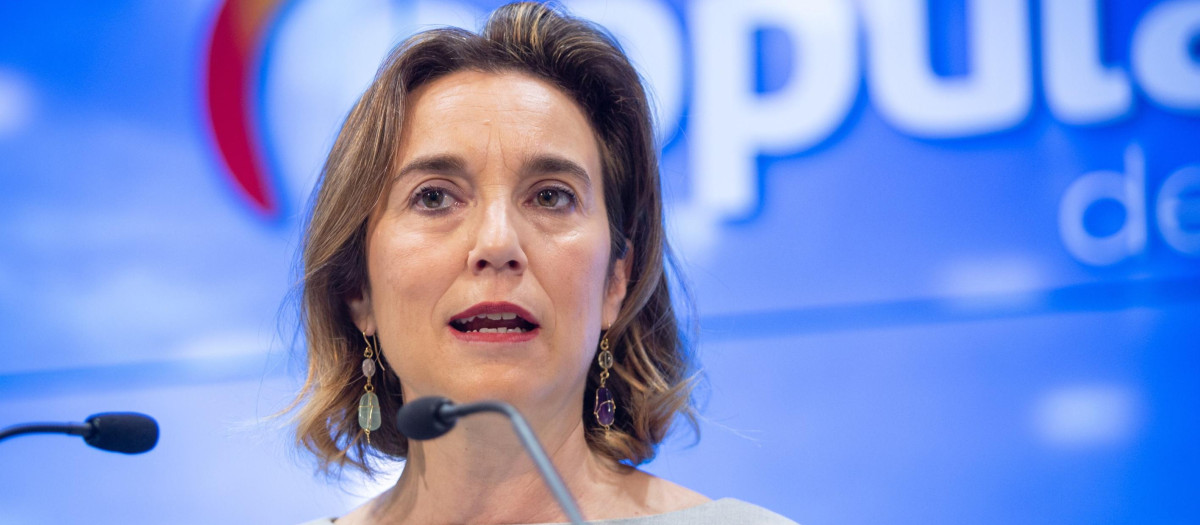 La portavoz del PP en el Congreso, Cuca Gamarra