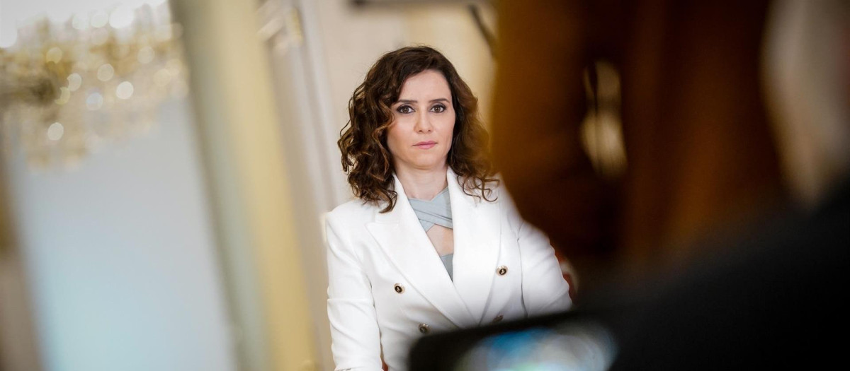 La presidente de la Comunidad de Madrid, Isabel Díaz Ayuso