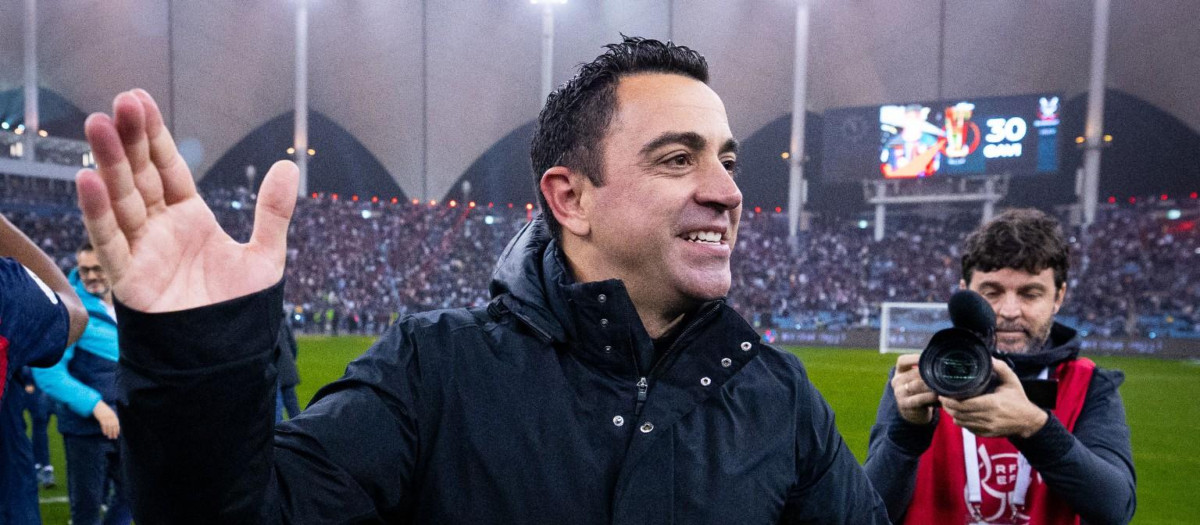 La Supercopa de España del Barcelona es un gran éxito de Xavi Hernández