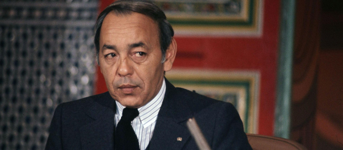 El Rey de Marruecos Hassan II, en 1960