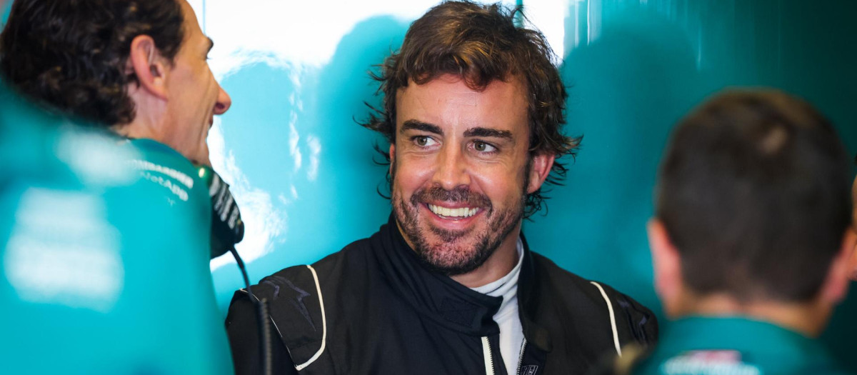 Fernando Alonso during the 2022 post-season tests from November 22 to 23, 2022 on the Yas Marina Circuit, in Yas Island, Abu Dhabi