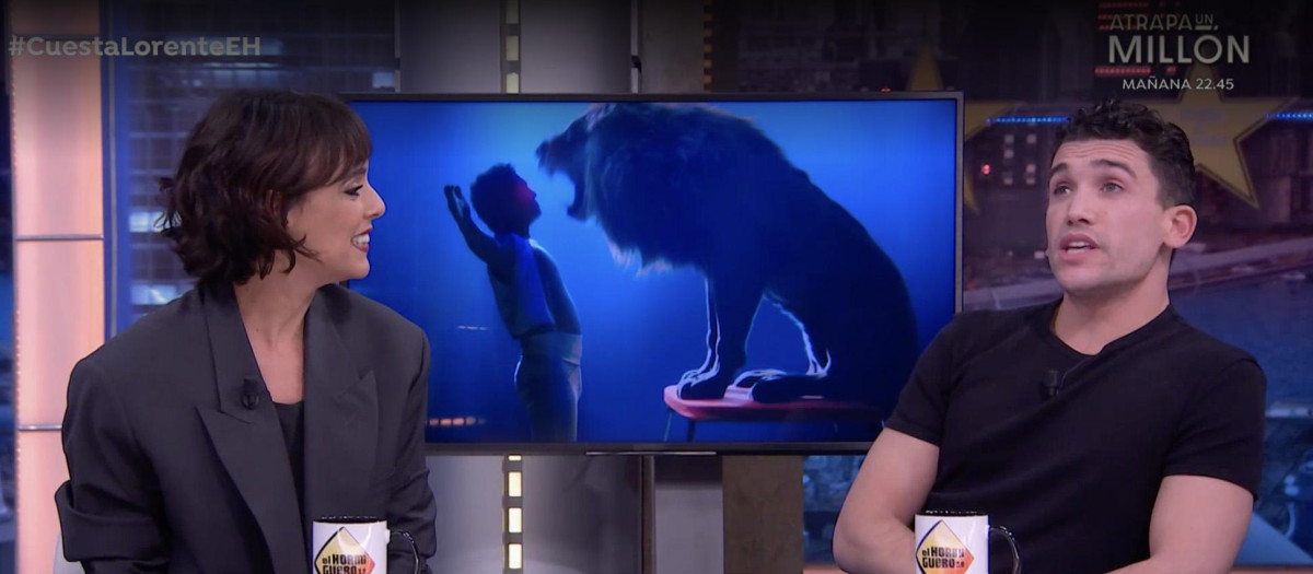 Belén Cuesta y Jaimel Lorente, este martes en 'El Hormiguero'