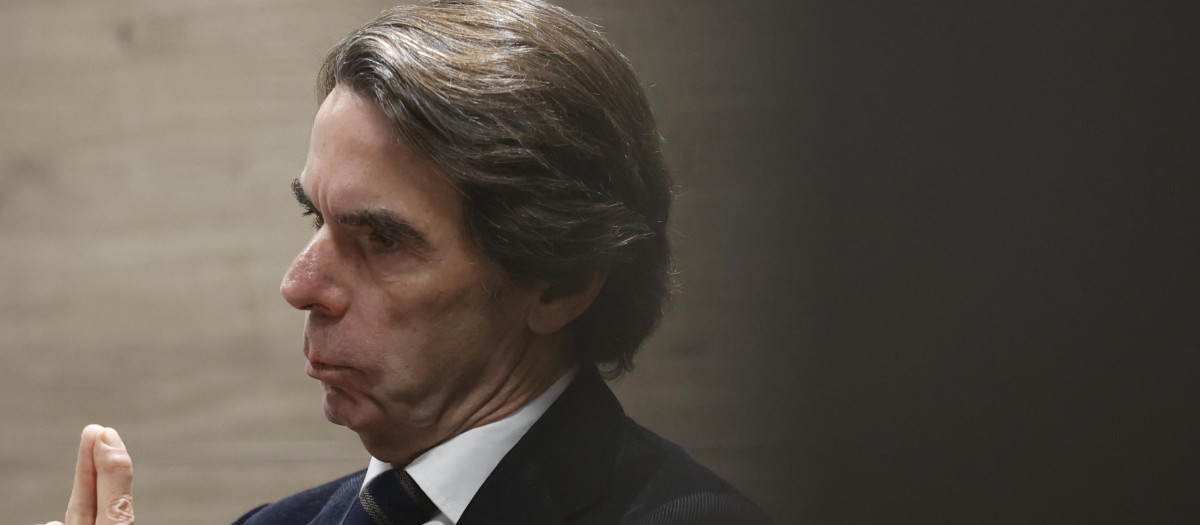 El expresidente del Gobierno de España y presidente de la Fundación FAES, José María Aznar