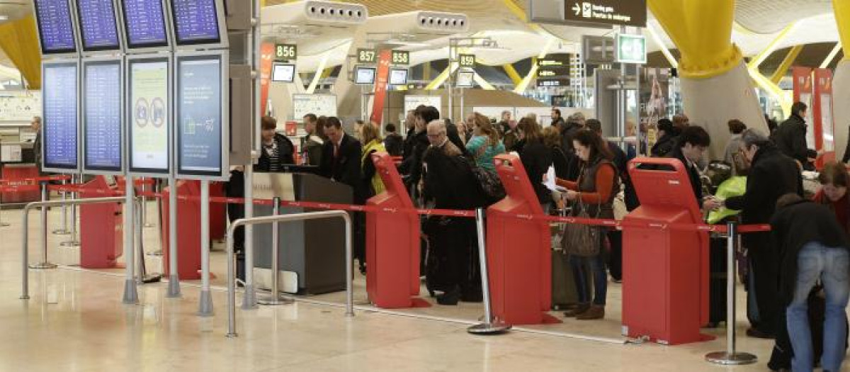 El aeropuerto de Barajas, en una imagen de archivo