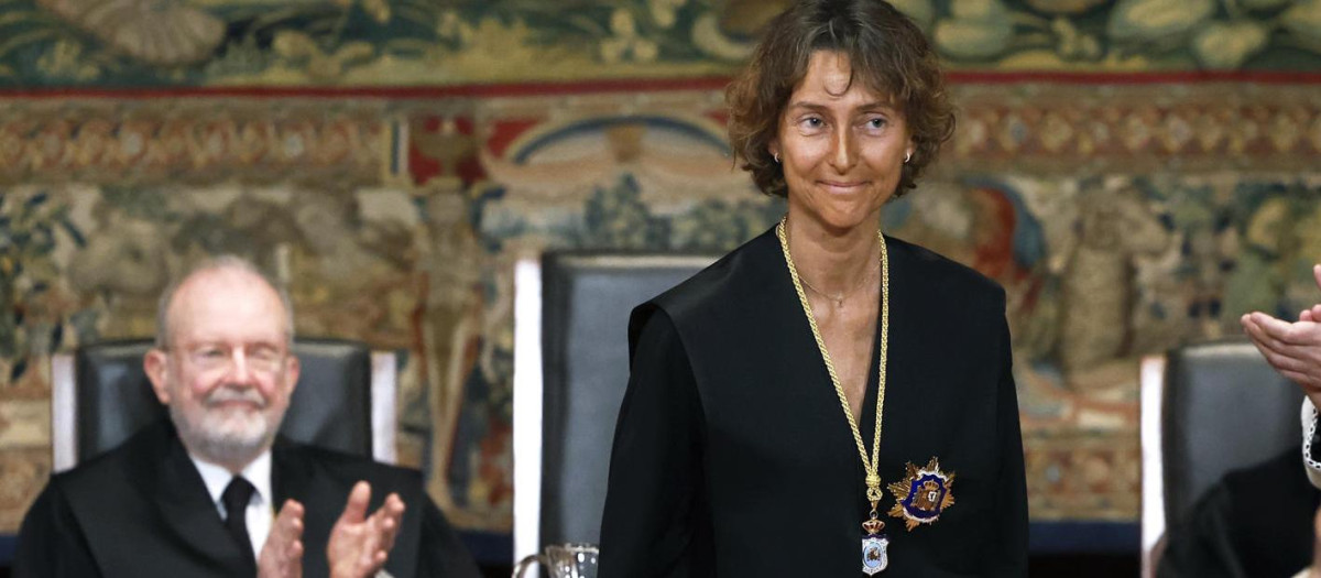 Laura Díez tras tomar posesión como magistrada del TC
