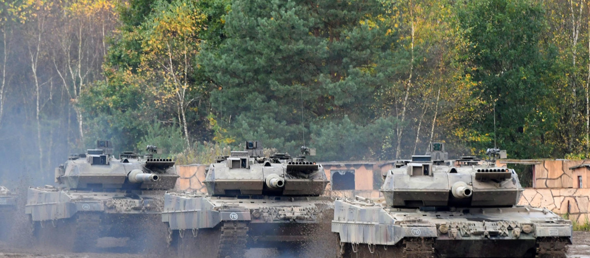 Tanques Leopard alemanes