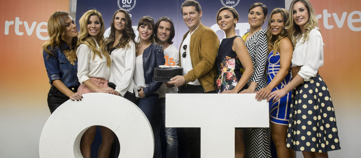 Los participantes de la primera edición de Operación Triunfo