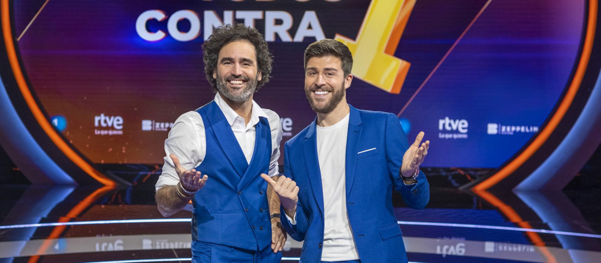 Raúl Gómez y Rodrigo Vázquez, presentadores de Todos contra uno