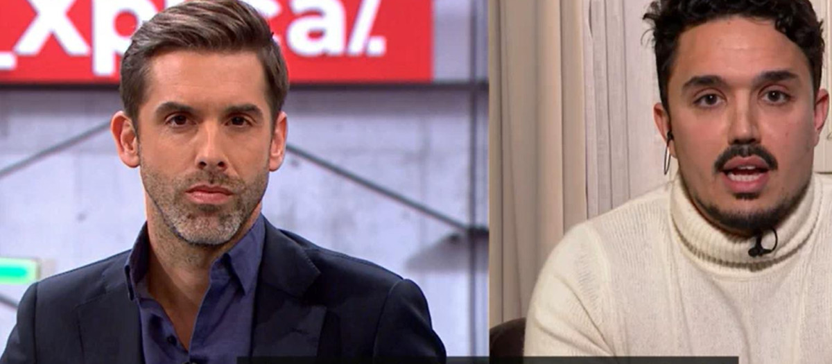 José Yélamo, a la izquierda, y Carlos Ríos, a la derecha, en LaSexta Xplica