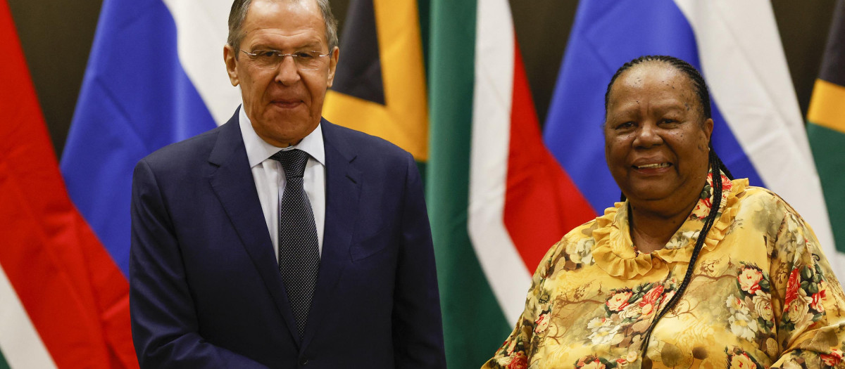 Sergei Lavrov y Naledi Pandor