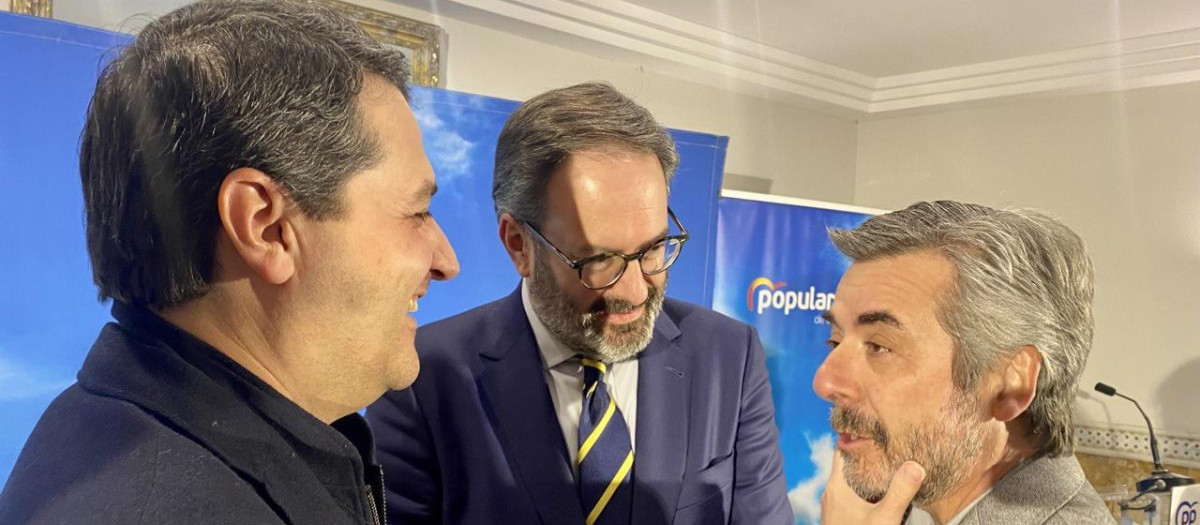 José María Bellido, Adolfo Molina y Miguel Ángel Torrico