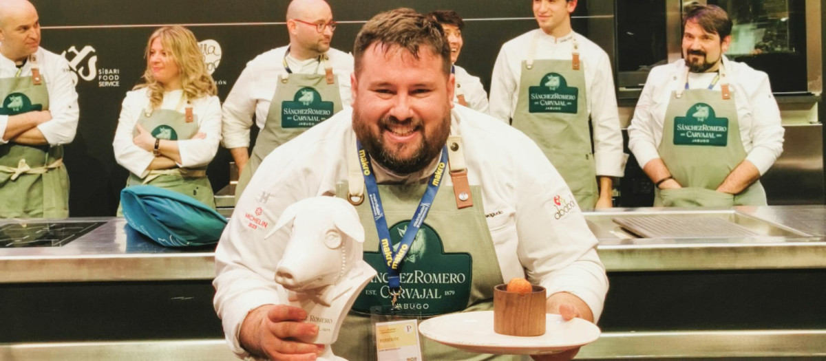 Juan Monteagudo, ganador mejor croqueta Madrid Fusión