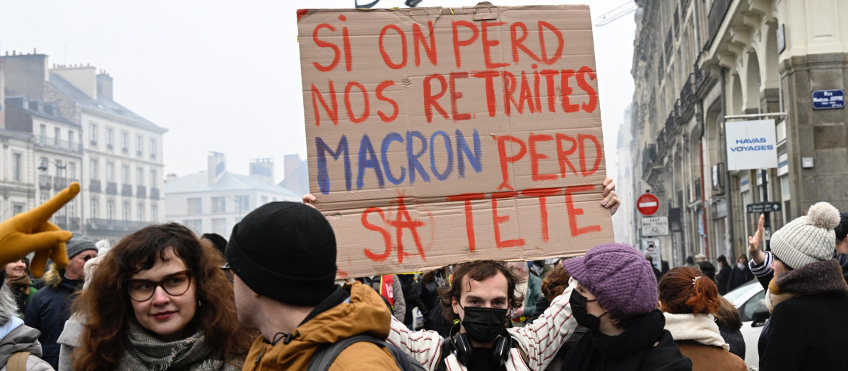 Manifestación Francia