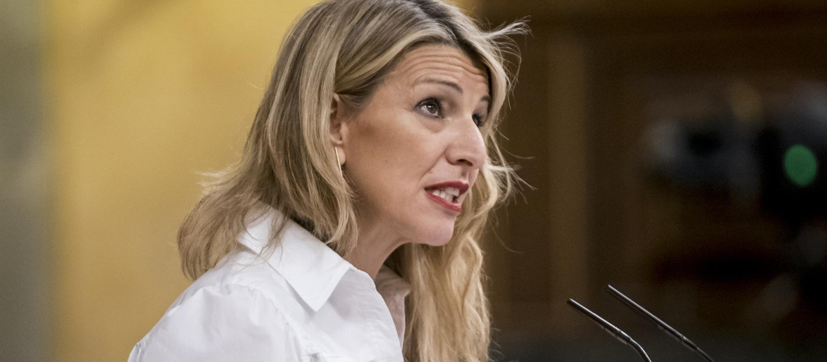 La ministra de Trabajo, Yolanda Díaz.