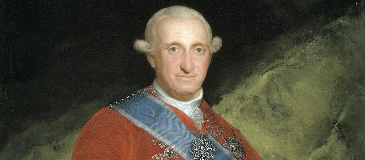 Carlos IV de rojo, por Francisco de Goya (c. 1789)