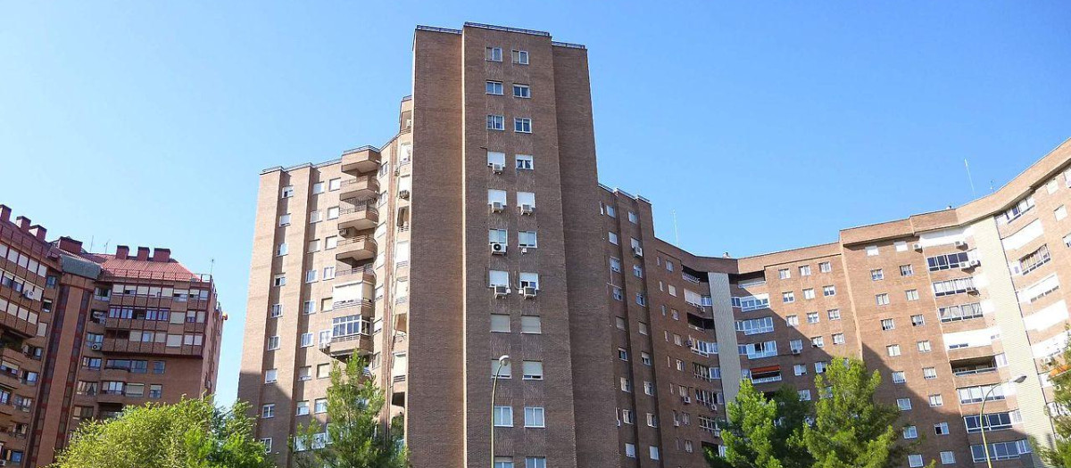 Imagen del barrio de Moratalaz.