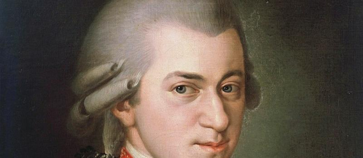 Retrato póstumo de Mozart 1819