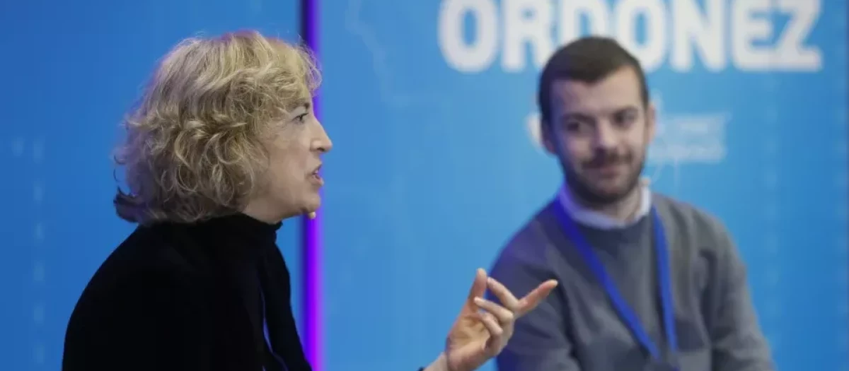 Ana Iríbar, viuda de Gregorio Ordóñez