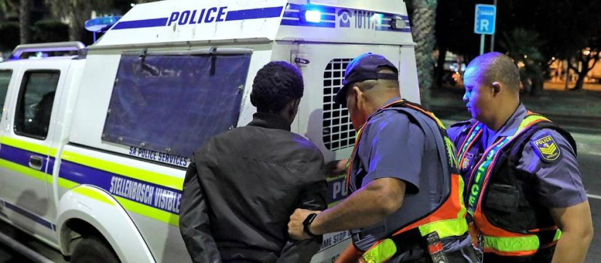 Policía Sudáfrica (Archivo)