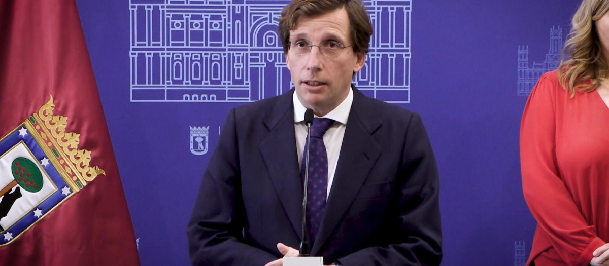 Imagen del alcalde de Madrid, José Luis Martínez-Almeida