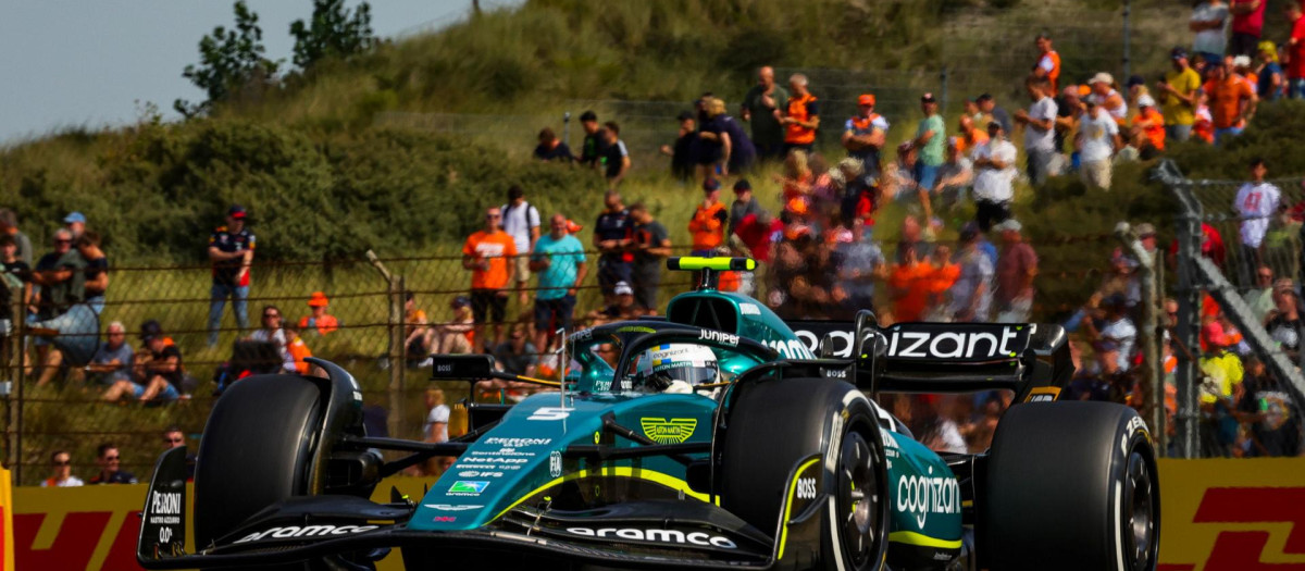 VETTEL Sebastian (ger), Aston Martin F1 Team AMR22 during the Formula 1 Heineken Dutch Grand Prix 2022, 15th round of the 2022 FIA Formula One World Championship on the Zandvoort Circuit, in Netherlands