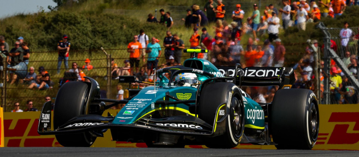 VETTEL Sebastian (ger), Aston Martin F1 Team AMR22 during the Formula 1 Heineken Dutch Grand Prix 2022, 15th round of the 2022 FIA Formula One World Championship on the Zandvoort Circuit, in Netherlands