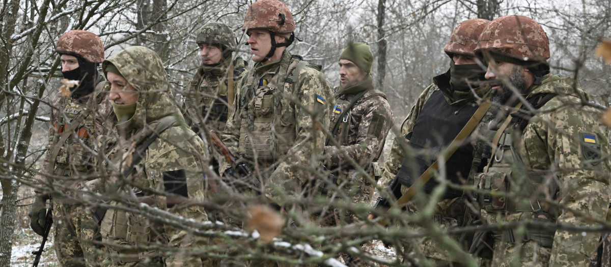 Tropas ucranianas en Jersón