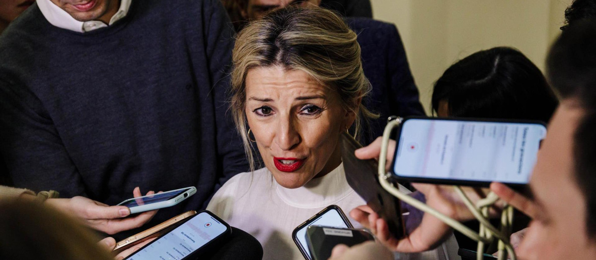 La ministra de Trabajo, Yolanda Díaz.