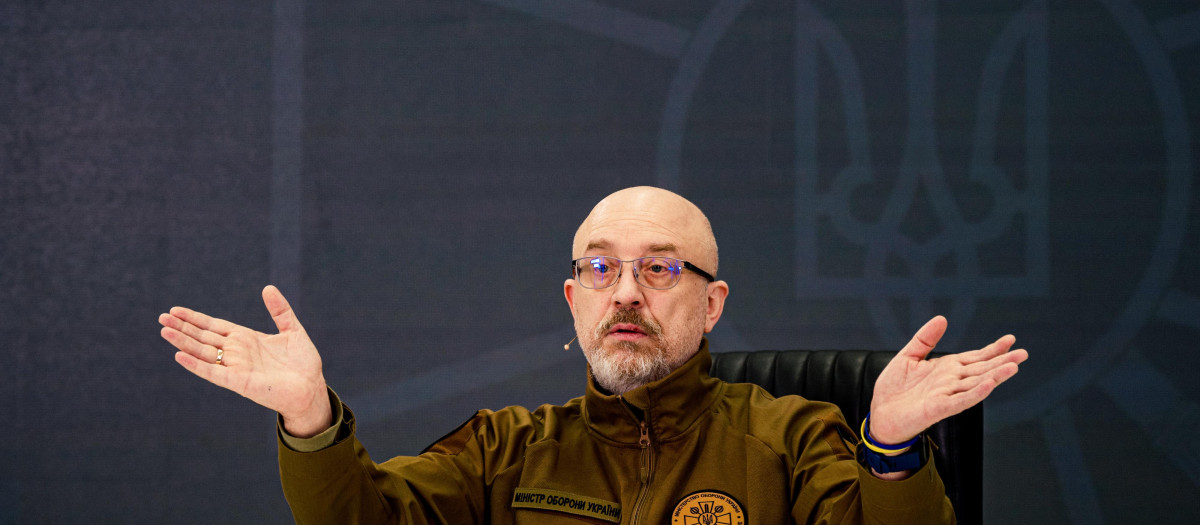Oleksii Reznikov, ministro de Defensa de Ucrania, este lunes