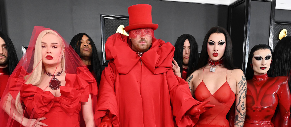 65th Annual Grammy Awards.
Pictured: Queen Latifah,Kim Petras,Sam Smith
Ref: SPL5519995 050223 NON-EXCLUSIVE
Picture by: @broadimage / SplashNews.com
Splash News and Pictures
USA: +1 310-525-5808
London: +44 (0)20 8126 1009
Berlin: +49 175 3764 166
photodesk@splashnews.com
World Rights, No France Rights