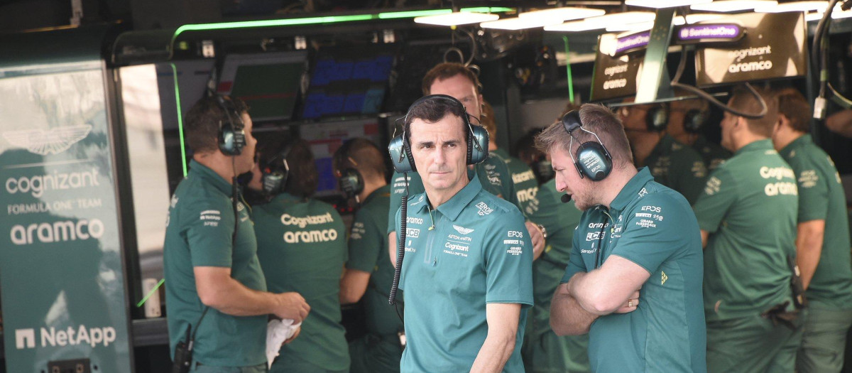 Pedro de la Rosa en los test de Abu Dabi de jóvenes pilotos