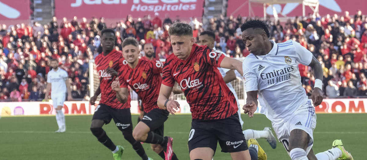 Vinicius volvió a sufrir gritos racistas, esta vez en Mallorca