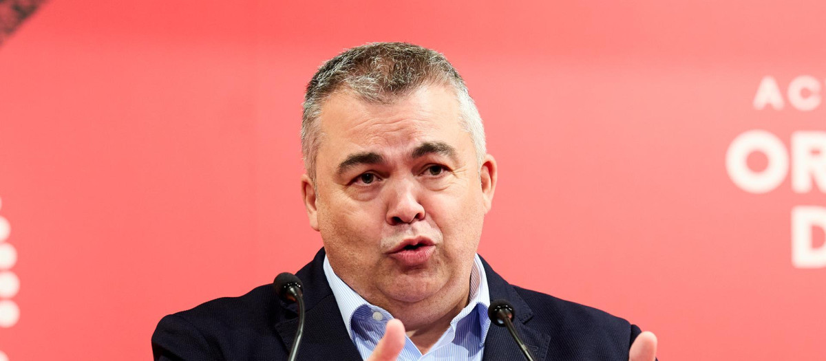 El secretario de Organización del PSOE, Santos Cerdán.