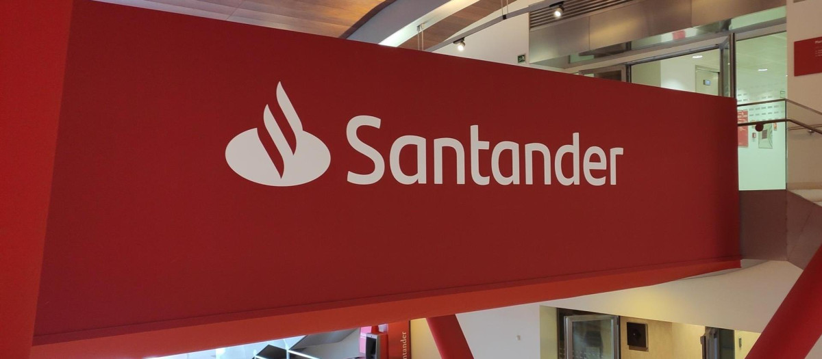 Logo del Banco Santander.