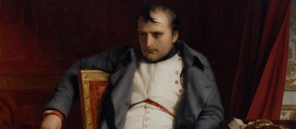 Abdicación de Napoleón en Fontainebleau, por Paul Delaroche (1845)