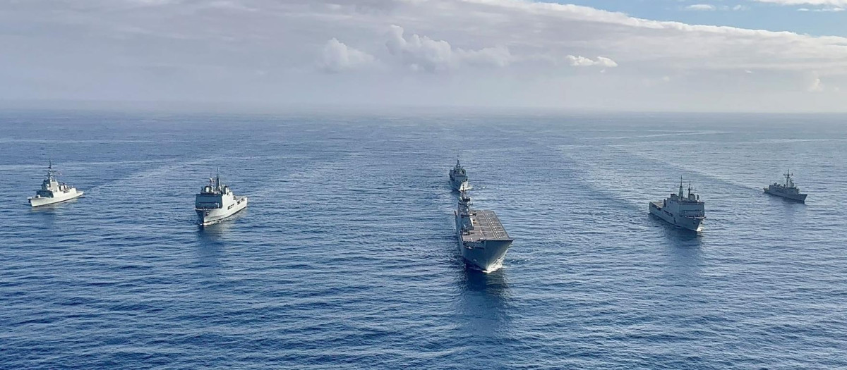 Grupo Anfibio Aeronaval Dédalo 23, rumbo a Turquía