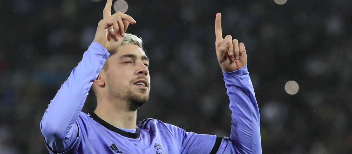 Fede Valverde marcó su primer gol en 2023 ante el Al Ahly