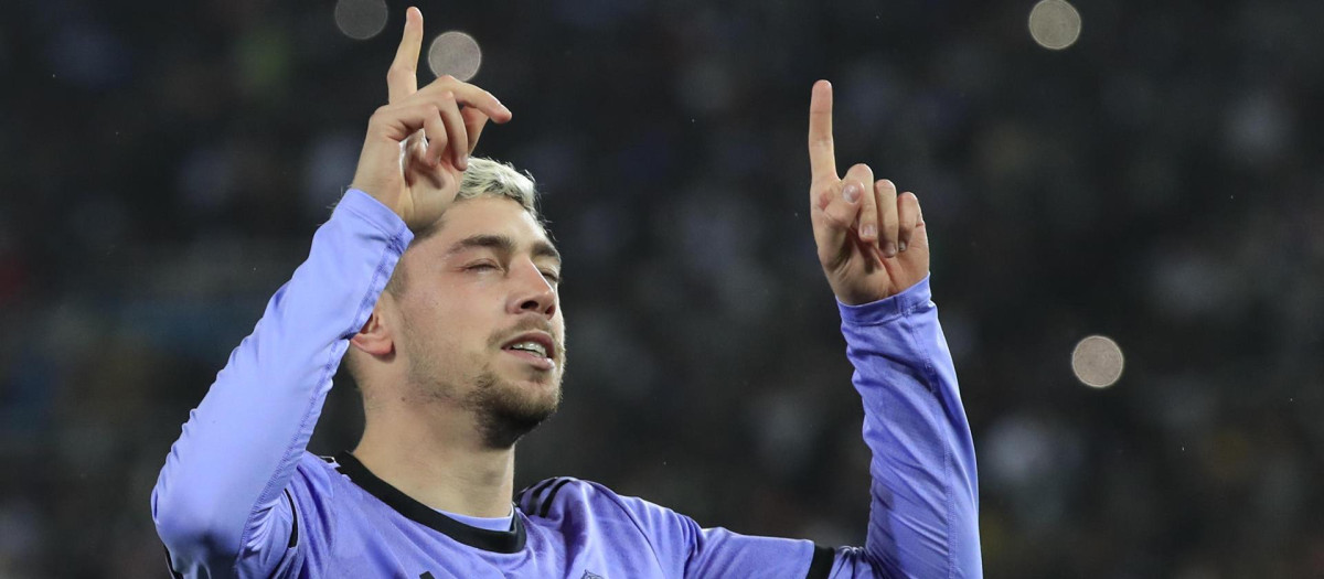 Fede Valverde marcó su primer gol en 2023 ante el Al Ahly