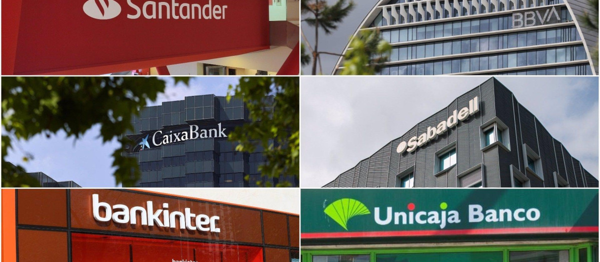 La gran banca ganó un récord de 7.540 millones en España en 2022, un 38,5 % más