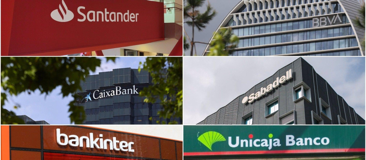La gran banca ganó un récord de 7.540 millones en España en 2022, un 38,5 % más