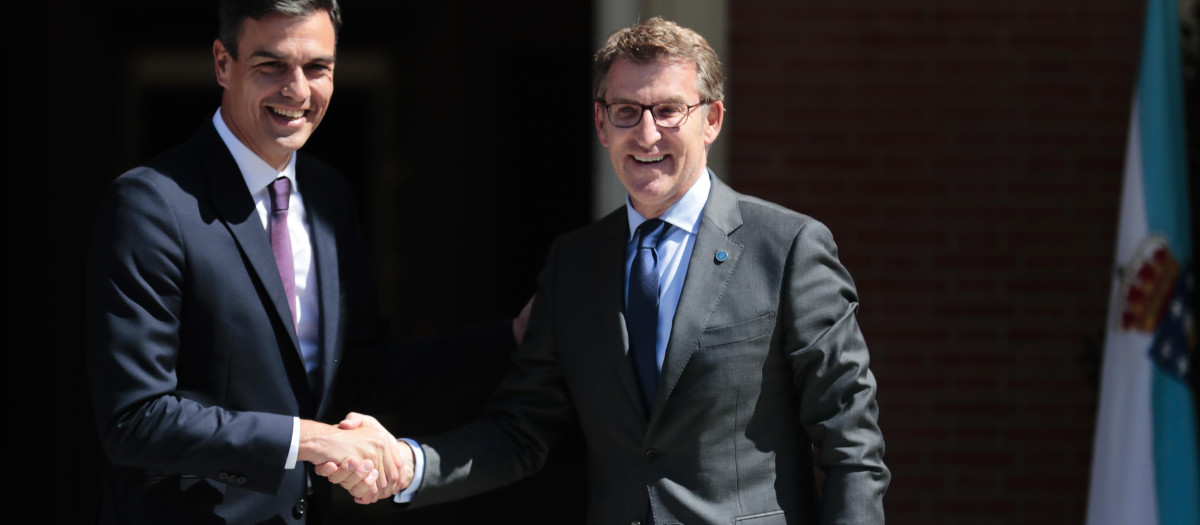 Alberto Nuñez Feijóo y Pedro Sanchez