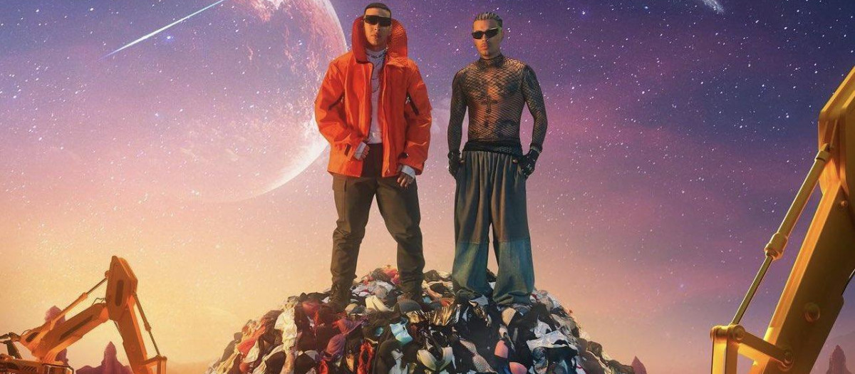 Imagen de la nueva canción 'PANTIES Y BRASIERES' de Rauw Alejandro y Daddy Yankee