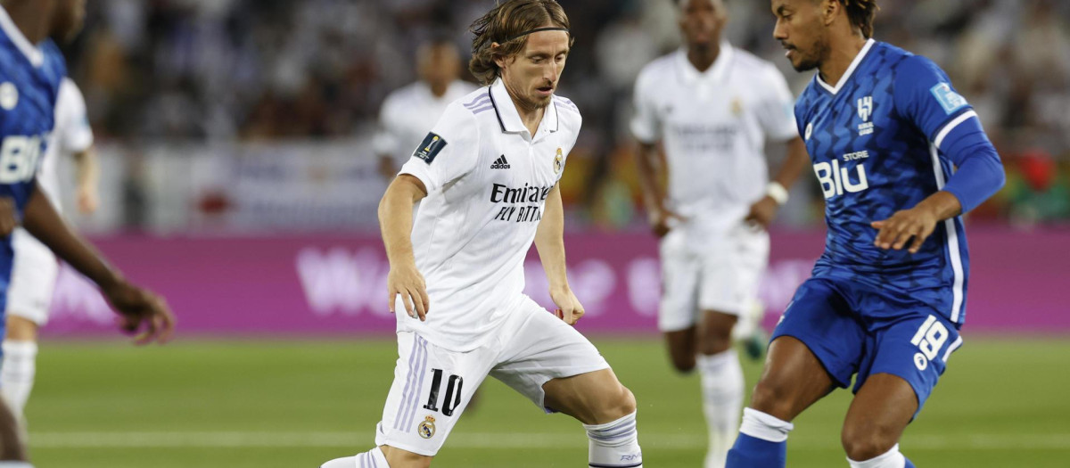Luka Modric, en la final del Mundial de Clubes 2023
