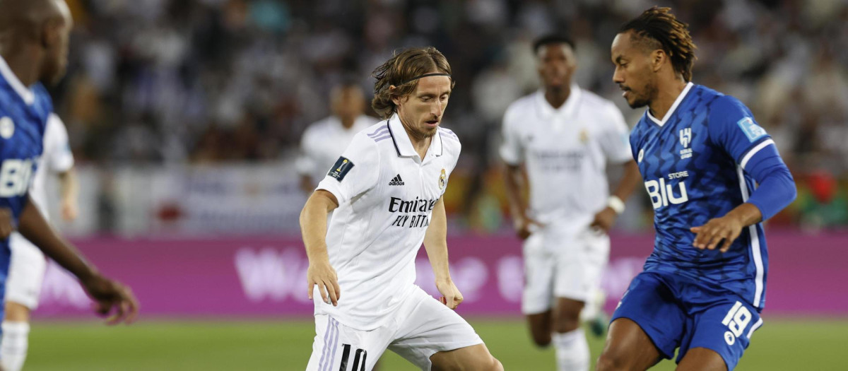 Luka Modric, en la final del Mundial de Clubes 2023